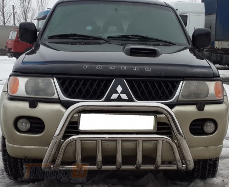 ST-Line Кенгурятник без надписи на MITSUBISHI PAJERO SPORT 1996-2008 (F1-02) - Картинка 1