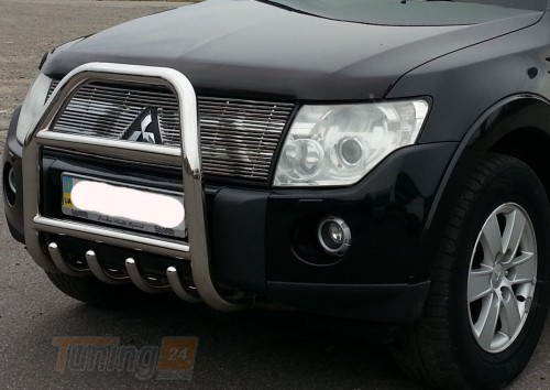 ST-Line Кенгурятник для MITSUBISHI PAJERO Wagon 4 2014+ (F2-02) - Картинка 3