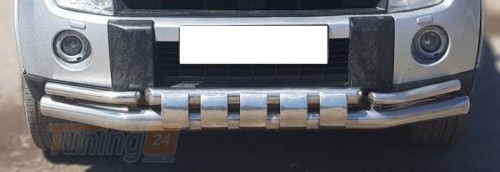 ST-Line Дуга переднего бампера ус на MITSUBISHI PAJERO Wagon 4 2006-2014 (F3-39) - Картинка 1