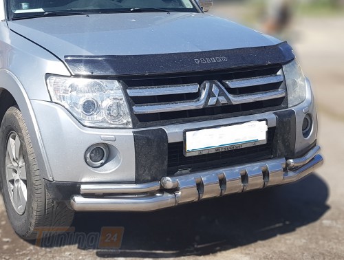 ST-Line Дуга переднего бампера ус на MITSUBISHI PAJERO Wagon 4 2014+ (F3-47) - Картинка 3