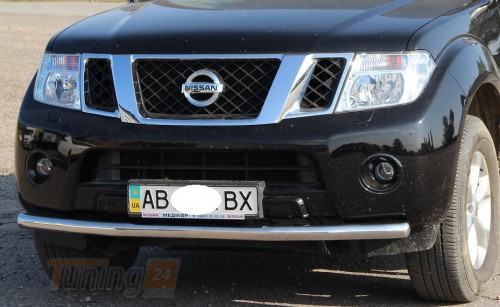 ST-Line Дуга одинарная защита переднего бампера ус на NISSAN PATHFINDER R51 2005-2010 (F3-05) - Картинка 2