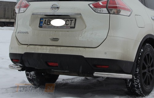 ST-Line Задній  захист бампера Кути на NISSAN X-TRAIL T32 2014-2017 (B1-09) - Зображення 2