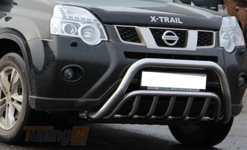 ST-Line Кенгурятник без надписи на NISSAN X-TRAIL T31 2007-2014 (F1-02) - Картинка 2