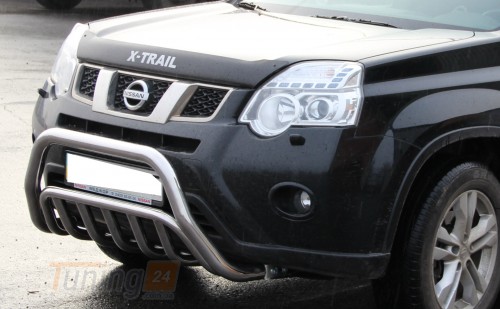 ST-Line Кенгурятник без надписи на NISSAN X-TRAIL T31 2007-2014 (F1-02) - Картинка 3