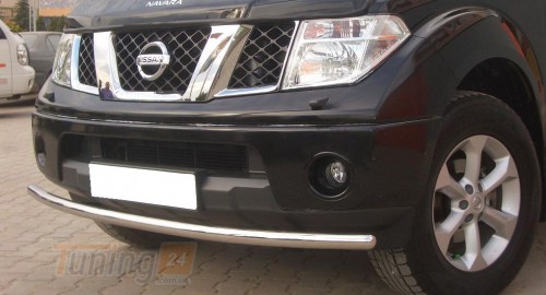 ST-Line Дуга одинарная защита переднего бампера ус на NISSAN NAVARA D40 2005-2010 (F3-05) - Картинка 5