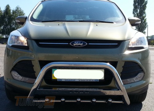 ST-Line Кенгурятник защита переднего бампера на FORD ESCAPE 2012+ (F1-09) - Картинка 1