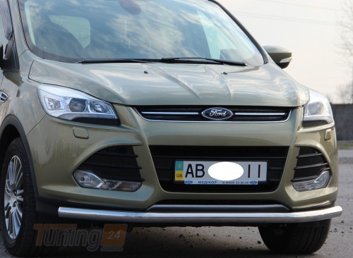 ST-Line Дуга одинарная защита переднего бампера ус на FORD ESCAPE 2012+ (F3-05) - Картинка 3