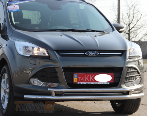 ST-Line Дуга переднего бампера ус на FORD ESCAPE 2012+ (F3-20) - Картинка 3