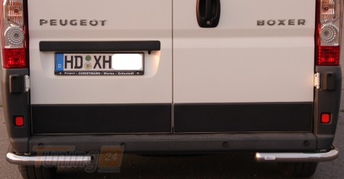 ST-Line Задняя защита бампера Углы на PEUGEOT BOXER 2 2007+ (B1-09) - Картинка 2