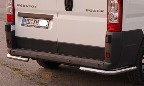 ST-Line Задняя защита бампера Углы на PEUGEOT BOXER 2 2007+ (B1-09) - Картинка 5