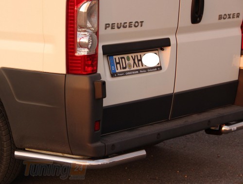 ST-Line Задняя защита бампера Углы на PEUGEOT BOXER 2 2014+ (B1-09) - Картинка 1