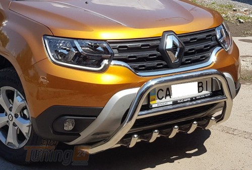 ST-Line Кенгурятник для RENAULT DUSTER 2018+ (F1-03M) - Картинка 5