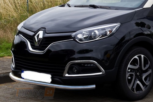 ST-Line Дуга одинарная защита переднього бампера ус на RENAULT CAPTUR (KAPTUR) 2013  (F3-05) - Зображення 1