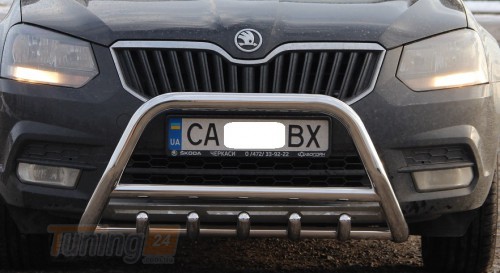 ST-Line Кенгурятник для SKODA YETI 2009-2013 (F1-03M) - Зображення 1