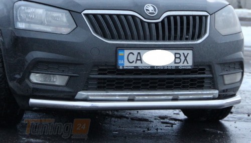 ST-Line Дуга одинарний захист переднього бампера на SKODA YETI 2009-2013 (F3-05) - Зображення 2