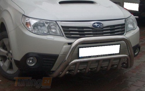 ST-Line Кенгурятник без надписи на SUBARU FORESTER SH 2007-2012 (F1-02) - Картинка 3