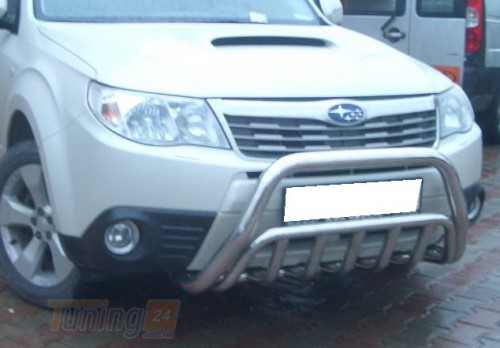 ST-Line Кенгурятник без надписи на SUBARU FORESTER SH 2007-2012 (F1-02) - Картинка 4