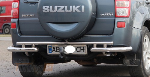 ST-Line Задній  захист бампера Дуга на SUZUKI GRAND VITARA 2 2005-2012 (B1-10) - Зображення 2