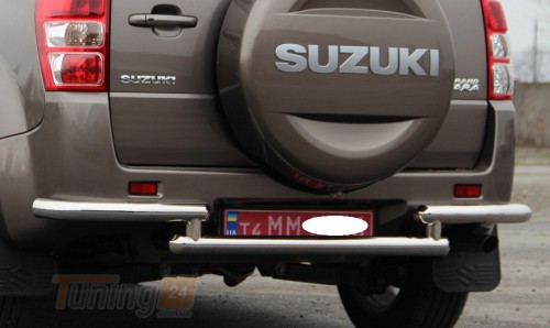 ST-Line Задняя защита бампера Дуга на SUZUKI GRAND VITARA 2 2012-2014 (B1-16) - Картинка 2