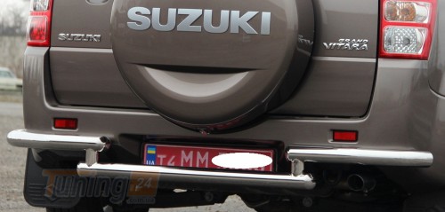 ST-Line Задняя защита бампера Дуга на SUZUKI GRAND VITARA 2 2012-2014 (B1-16) - Картинка 3