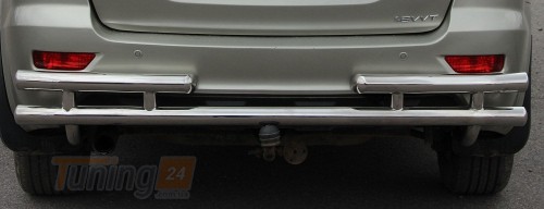 ST-Line Задняя защита бампера Дуга с углами на SSANG YONG REXTON W 2012+ (B1-33) - Картинка 1