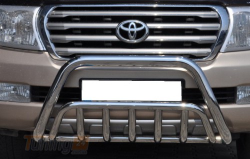 ST-Line Кенгурятник без надписи на TOYOTA LAND CRUISER 200 2007-2012 (F1-02) - Картинка 1