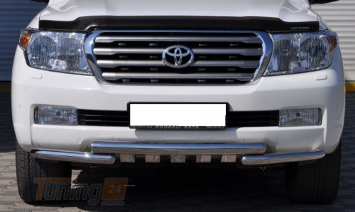 ST-Line Дуга переднего бампера ус на TOYOTA LAND CRUISER 200 2007-2012 (F3-08) - Картинка 1