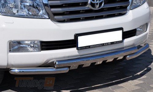 ST-Line Дуга переднего бампера ус на TOYOTA LAND CRUISER 200 2007-2012 (F3-08) - Картинка 2