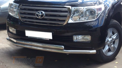 ST-Line Дуга подвійний захист переднього бампера на TOYOTA LAND CRUISER 200 2007-2012 (F3-10) - Зображення 3