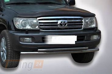 ST-Line Дуга подвійний захист переднього бампера на TOYOTA LAND CRUISER 100 1998-2007 (F3-10) - Зображення 2