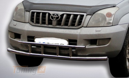 ST-Line Дуга переднего бампера ус на TOYOTA LAND CRUISER PRADO 120 2002-2009 (F3-35M) - Картинка 3