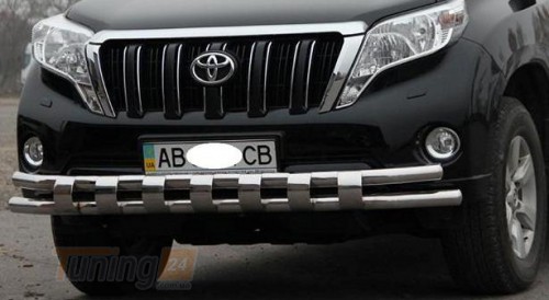 ST-Line Дуга переднего бампера ус на TOYOTA LAND CRUISER PRADO 150 2013-2018 (F3-15) - Картинка 2