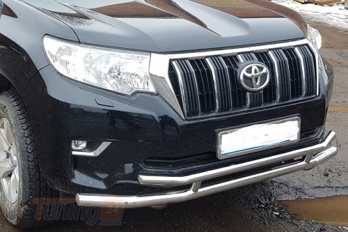 ST-Line Дуга переднего бампера ус на TOYOTA LAND CRUISER PRADO 150 2013-2018 (F3-20) - Картинка 3