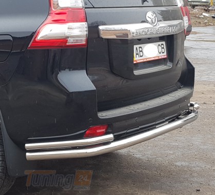 ST-Line Задняя защита бампера Дуга на TOYOTA LAND CRUISER PRADO 150 2018+ (B1-17) - Картинка 4