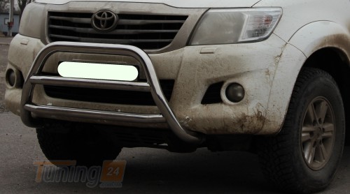 ST-Line Кенгурятник без захисту картера Захист переднього бампера на TOYOTA HILUX 2004-2011 (F1-16) - Зображення 3