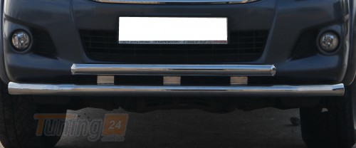 ST-Line Дуга двойная защита переднего бампера на TOYOTA HILUX 2004-2011 (F3-10M) - Картинка 4