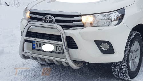 ST-Line Кенгурятник захист переднього бампера на TOYOTA HILUX 2015 (F2-04) - Зображення 3