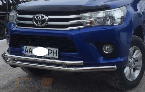 ST-Line Дуга переднего бампера ус на TOYOTA HILUX 2015+ (F3-20) - Картинка 4