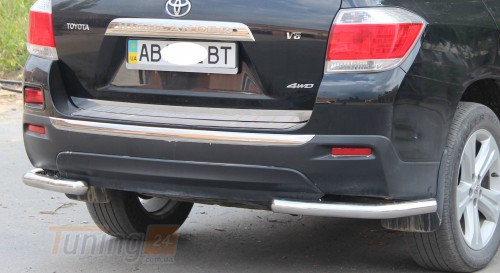 ST-Line Задній  захист бампера Кути на TOYOTA HIGHLANDER 2010-2013 (B1-09) - Зображення 2