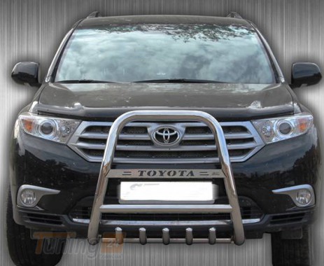 ST-Line Кенгурятник захист переднього бампера на TOYOTA HIGHLANDER 2010-2013 (F1-41) - Зображення 1