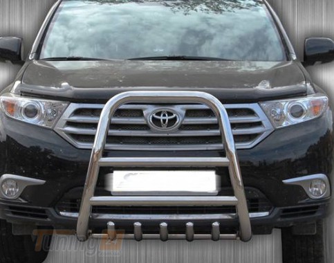 ST-Line Кенгурятник защита переднего бампера на TOYOTA HIGHLANDER 2010-2013 (F1-36) - Картинка 1