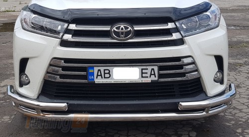 ST-Line Дуга одинарний захист переднього бампера на TOYOTA HIGHLANDER 2013-2019 (F3-29) - Зображення 1