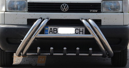 ST-Line Кенгурятник захист переднього бампера на VOLKSWAGEN T4 1990-2003 (F1-01) - Зображення 1