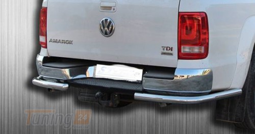 ST-Line Задняя защита бампера Углы на VOLKSWAGEN AMAROK 2010-2016 (B1-09) - Картинка 3