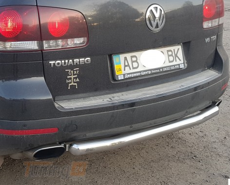 ST-Line Задняя защита бампера Дуга на VOLKSWAGEN TOUAREG 2002-2007 (B1-02) - Картинка 3