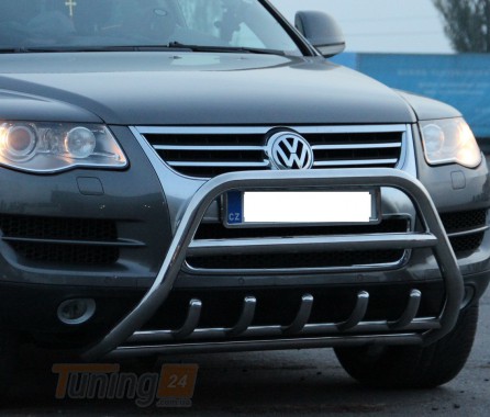 ST-Line Кенгурятник для VOLKSWAGEN TOUAREG 2007-2010 (F1-03M) - Картинка 1