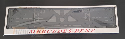 GIB Рамка номерного знака c надписью Рамка под номер с логотипом на Mercedes-benz A W168 1997-2004 - Картинка 2