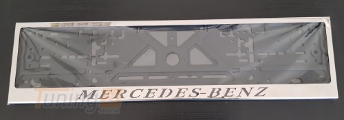 GIB Рамка номерного знака c надписью Рамка под номер с логотипом на Mercedes-benz GL-GLS X166 2015-2019 - Картинка 4