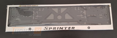 GIB Рамка номерного знака c надписью Sprinter Рамка под номер с логотипом Спринтер на Mercedes-benz SPRINTER W901-905 1995-2006 - Картинка 1