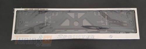 GIB Рамка номерного знака c надписью Sprinter Рамка под номер с логотипом Спринтер на Mercedes-benz SPRINTER W901-905 1995-2006 - Картинка 3